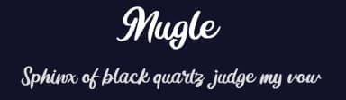 Mugle by Vunira Design — Script Handwritten Font — thumbnail 2