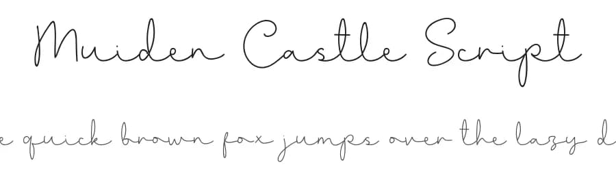 Muiden Castle Script by Graphicfresh — Script Handwritten Font