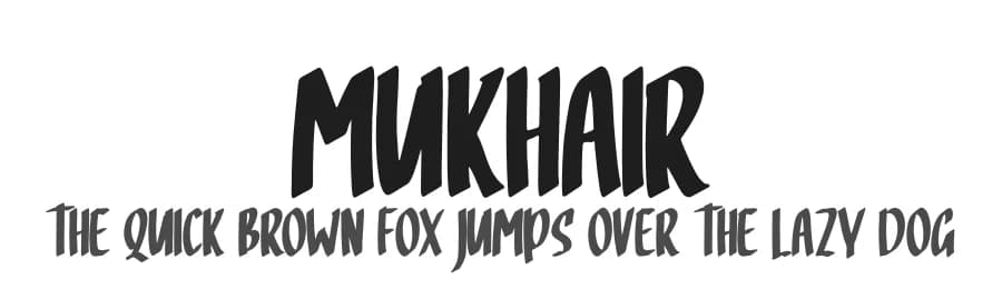 Mukhair by Skiiller Studio — Script Handwritten Font