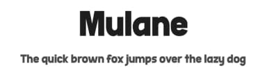 Mulane by twinletter — Sans Serif Font — thumbnail 1