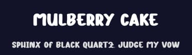Mulberry Cake by Andi Moz — Script Handwritten Font — thumbnail 2