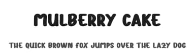 Mulberry Cake by Andi Moz — Script Handwritten Font — thumbnail 1