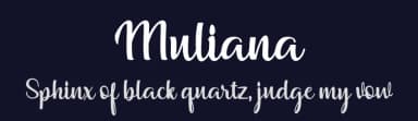 Muliana by zulkhairilettering — Script Handwritten Font — thumbnail 2