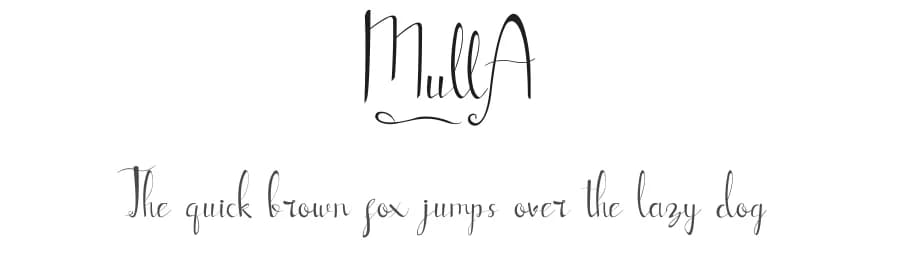 Mulla by yuliusparyadi.id — Script Handwritten Font