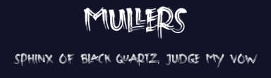 Mullers by Faisol Nur Wibowo — Script Handwritten Font — thumbnail 2
