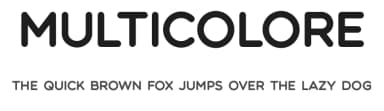 Multicolore by Neogrey Creative — Sans Serif Font — thumbnail 1
