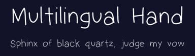 Multilingual Hand by Geronimo Font Studios — Script Handwritten Font — thumbnail 2