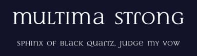Multima Strong by Kiril Zlatkov — Serif Font — thumbnail 2