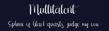 Multitalent by FreshtypeINK — Script Handwritten Font — thumbnail 2