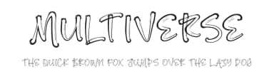 Multiverse by Perspectype Studio - Letterena.com — Script Handwritten Font — thumbnail 1