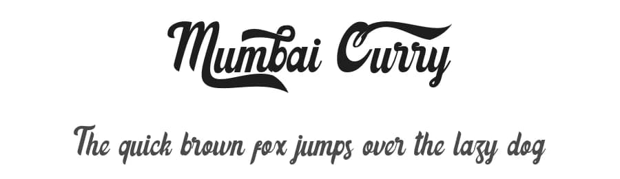 Mumbai Curry by Fontada — Script Handwritten Font
