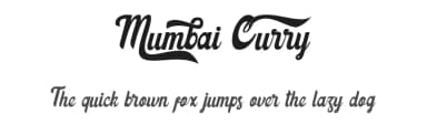 Mumbai Curry by Fontada — Script Handwritten Font — thumbnail 1