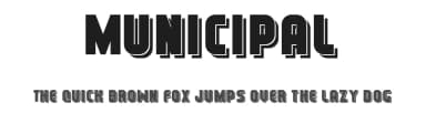 Municipal by SRC Designs — Sans Serif Font — thumbnail 1