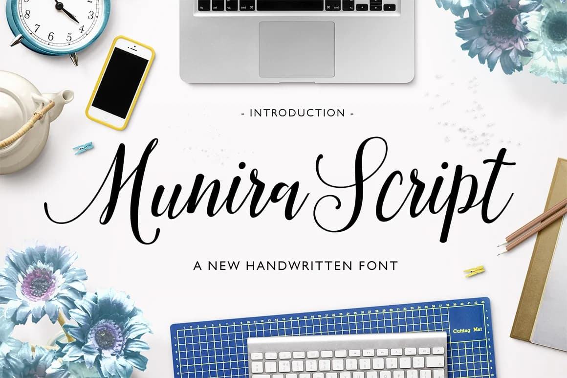 Munira Script Font by Picatype Studio — Script Handwritten Font