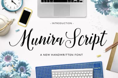 Munira Script Font by Picatype Studio — Script Handwritten Font — thumbnail 1