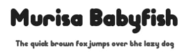 Murisa Babyfish by Murisa Studio — Sans Serif Font — thumbnail 1
