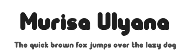 Murisa Ulyana by Murisa Studio — Sans Serif Font