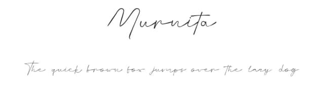 Murnita by Libscript — Script Handwritten Font