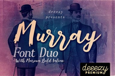 Murray Script Font Duo Font by JumboDesign — Script Handwritten Font — thumbnail 1