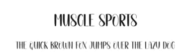 Muscle Sports by Andi Moz — Script Handwritten Font — thumbnail 1