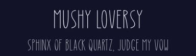 Mushy Loversy by Md Shohail Bhuian — Script Handwritten Font — thumbnail 2