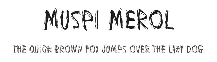 Muspi Merol by Juha Korhonen — Script Handwritten Font