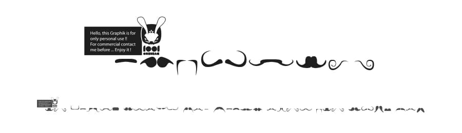 Mustache by Maelle.K | Thomas Boucherie — Dingbats Font