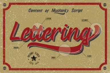 Mustank Font by RochArt — Script Handwritten Font — thumbnail 3