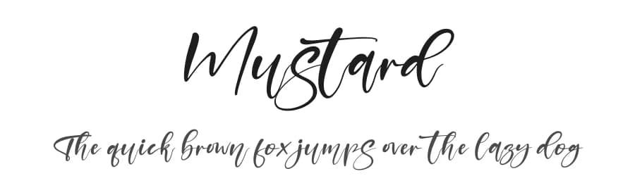 Mustard by Perspectype Studio - Letterena.com — Script Handwritten Font