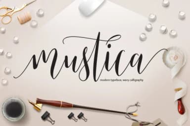 Mustica Script Font by joelmaker — Script Handwritten Font — thumbnail 1