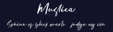 Mustica by Glyphstyle — Script Handwritten Font — thumbnail 2