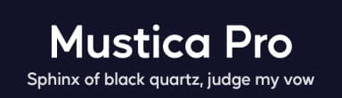 Mustica Pro by Alifinart Studio — Sans Serif Font — thumbnail 2
