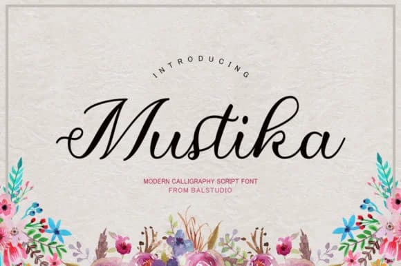 Mustika Font by Bal Studio — Script Handwritten Font