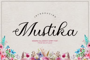 Mustika Font by Bal Studio — Script Handwritten Font — thumbnail 1
