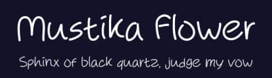 Mustika Flower by Origin Type — Script Handwritten Font — thumbnail 2