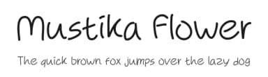 Mustika Flower by Origin Type — Script Handwritten Font — thumbnail 1