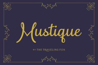 Mustique Font by The Traveling Fox — Script Handwritten Font — thumbnail 1