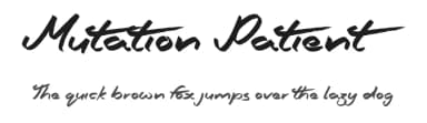 Mutation Patient by JSH creates — Script Handwritten Font — thumbnail 1
