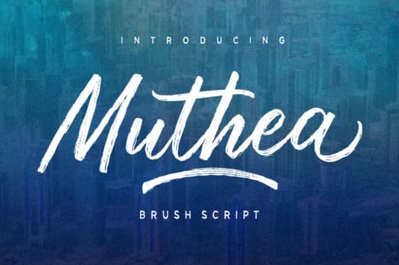 Muthea Font by Discipline — Script Handwritten Font