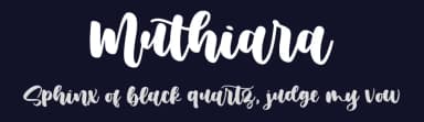 Muthiara by Abo Daniel Studio — Script Handwritten Font — thumbnail 2