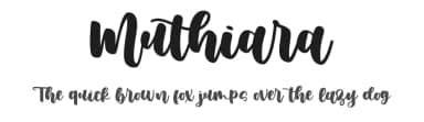 Muthiara by Abo Daniel Studio — Script Handwritten Font — thumbnail 1