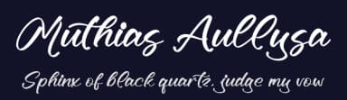 Muthias Aullysa by Letterena Studios — Script Handwritten Font — thumbnail 2