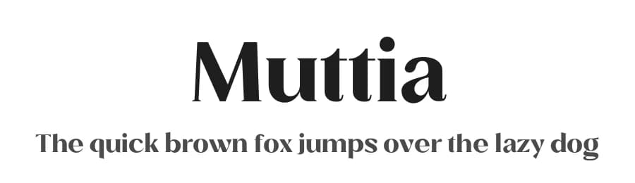 Muttia by Yukita Creative — Serif Font — preview 1
