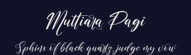 Muttiara Pagi by Letterena Studios — Script Handwritten Font — thumbnail 2