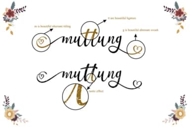 Muttung Script Font by Haksen — Script Handwritten Font — thumbnail 2