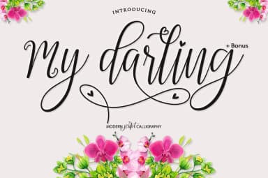 My Darling Font by Bexx Type — Script Handwritten Font — thumbnail 1