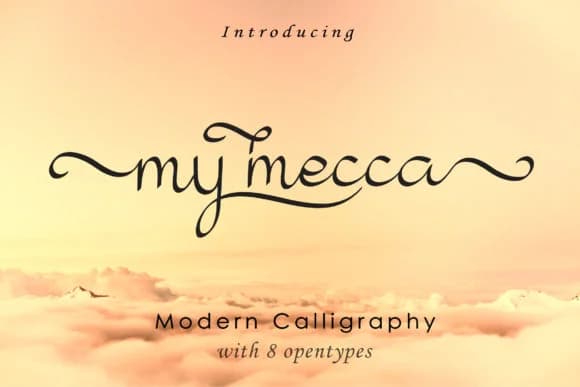 My Mecca Font by aminmario — Script Handwritten Font