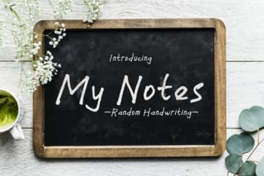 My Notes Font by Atjcloth Studio — Script Handwritten Font — thumbnail 1