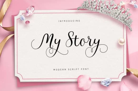 My Story Script Font by Stellar Studio — Script Handwritten Font
