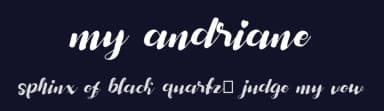 My Andriane by SSI.Scraps — Script Handwritten Font — thumbnail 2